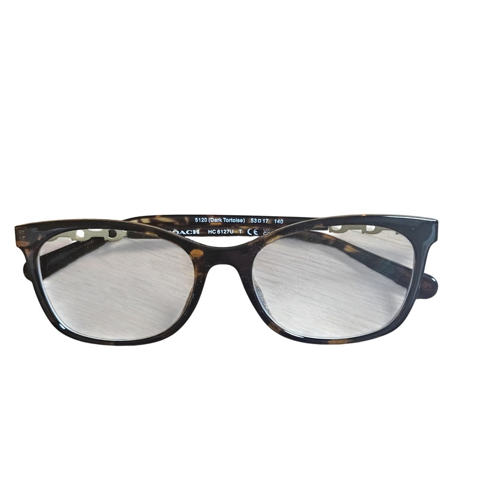 Coach HC6127U 5120 Cat Eye Dark Tortoise Optical Eyeglass Frames 5120 53-17-140